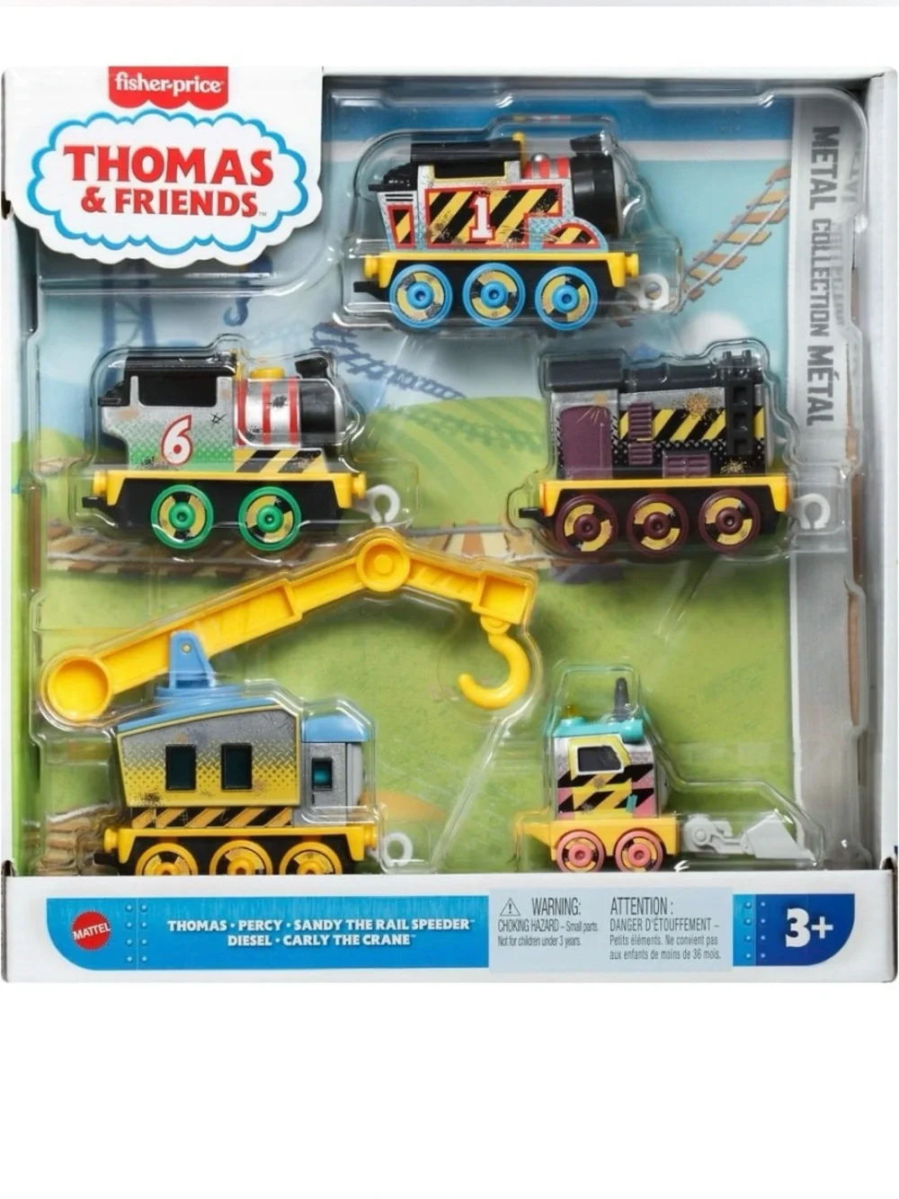 Fisher-Price Thomas & Friends Construction Crew 5-Piece Diecast Metal Toys